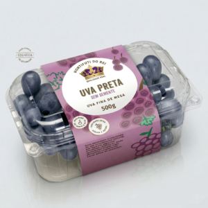 Uva Preta Sem Semente 500g – Hortifruti do Rei